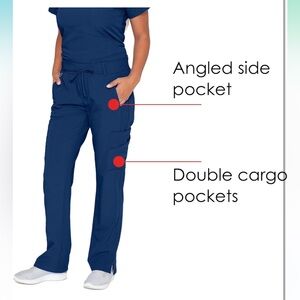 Greys Anatomy scrub pants style 2218 indigo medium